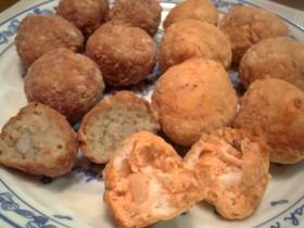 魚のすり身でヘルシーから揚げ【キムチ味】