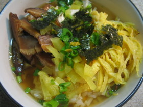 奄美の鶏飯~お茶漬け風♪