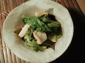 菜と厚揚げの煮びたし