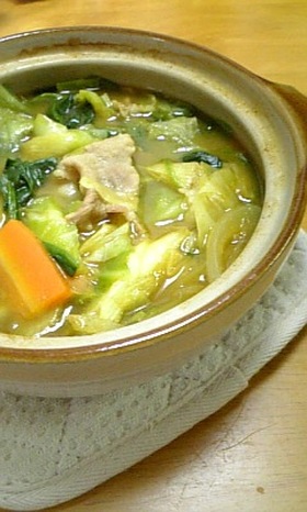 人気のカレー鍋をお手軽に♪