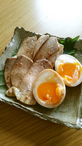 フライパン1つの簡単煮豚&とろ~り味玉