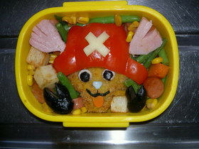 みんな大好き!チョッパーのキャラ弁♪