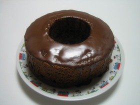 炊飯器でチョコシフォンケーキ