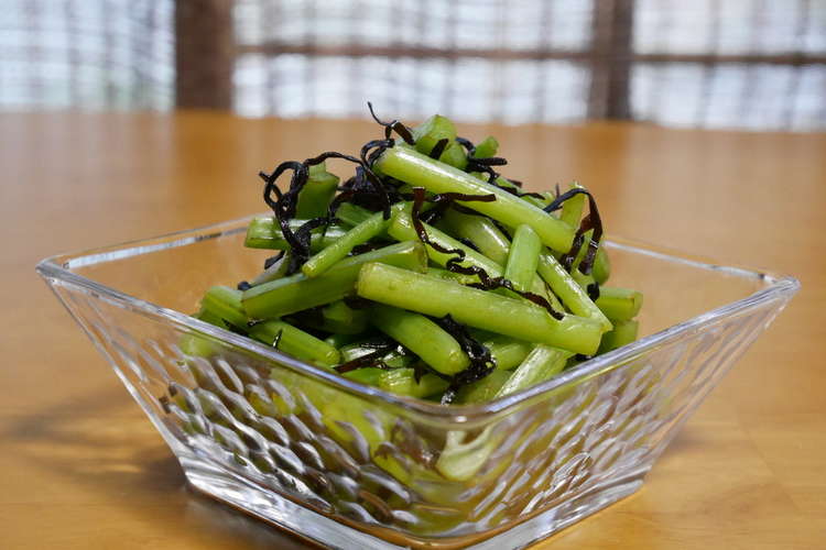 茎わさびのあおい漬 レシピ 作り方 By Sumile クックパッド