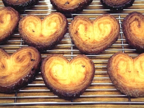 残ったパイ生地で! パルミエ palmier