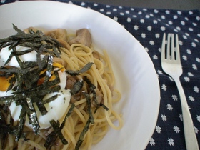 おためしあれ!!鶏テリ焼きパスタ