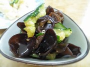 中華の前菜《きゅうりと黒木耳のあえもの》の写真