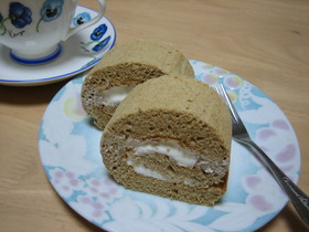 ティラミスっぽい★コーヒーロールケーキ