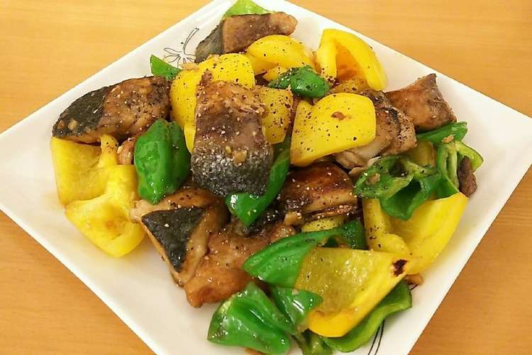 ブリとパプリカのにんにく醤油炒め レシピ 作り方 By Kazukin3 クックパッド 簡単おいしいみんなのレシピが362万品