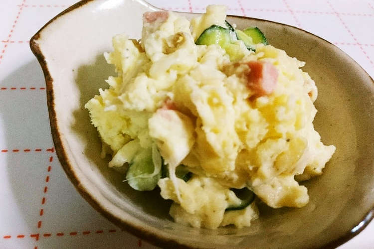 簡単 やっぱり美味しいうちのポテトサラダ レシピ 作り方 By ポテチ犬 クックパッド
