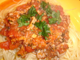 パスタ 手作りボロネーゼ