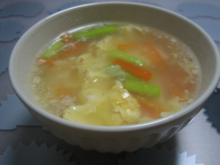 卵＆豆腐の簡単中華スープ☆の画像