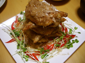 ☆手羽先のから揚げ ごまダレがけ☆