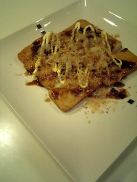 5分でできるお好み焼き