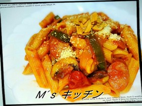 M´s特製! ペンネ・ナポリアータ!?