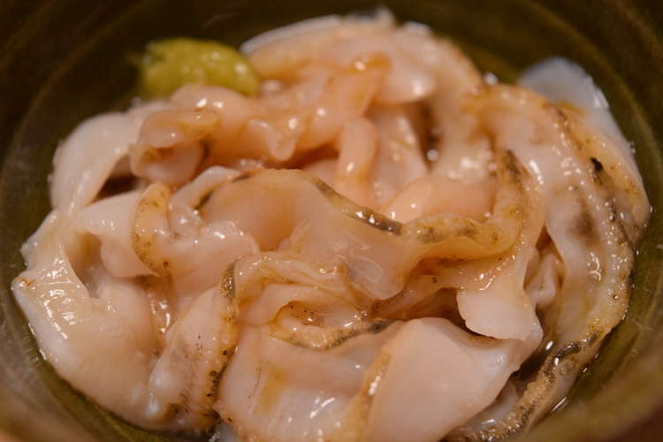 ホタテのカイヒモの下処理 お刺身 レシピ 作り方 By クッキング秀さん クックパッド 簡単おいしいみんなのレシピが365万品
