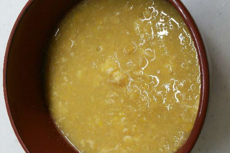 コーン缶でお手軽スープ レシピ 作り方 By 真っ白小トトロ クックパッド 簡単おいしいみんなのレシピが350万品