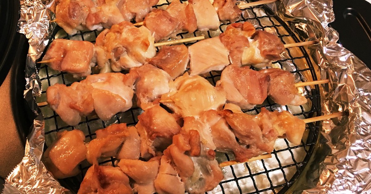 アラジンのグリルパンで塩焼き鳥 レシピ 作り方 By Mipoakki クックパッド 簡単おいしいみんなのレシピが350万品