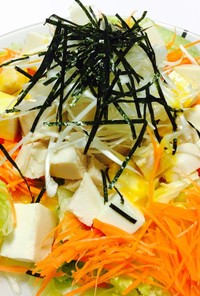 【糖質制限】豆腐とチキンのサラダ☆