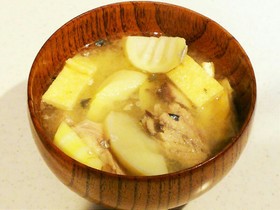 タケノコのお味噌汁♪信州の定番サバ缶で♪