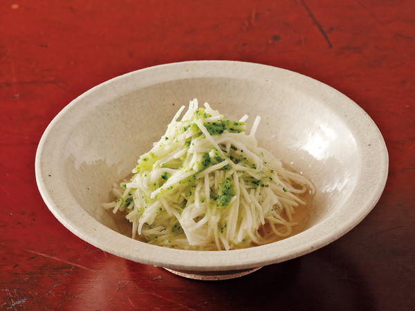 長いもの緑酢あえ