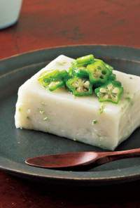 オクラごま豆腐