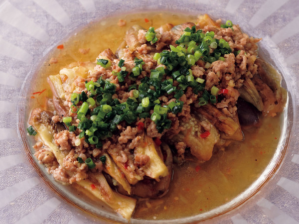 焼きなすのサラダ