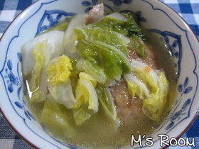 肉団子と白菜のスープ煮