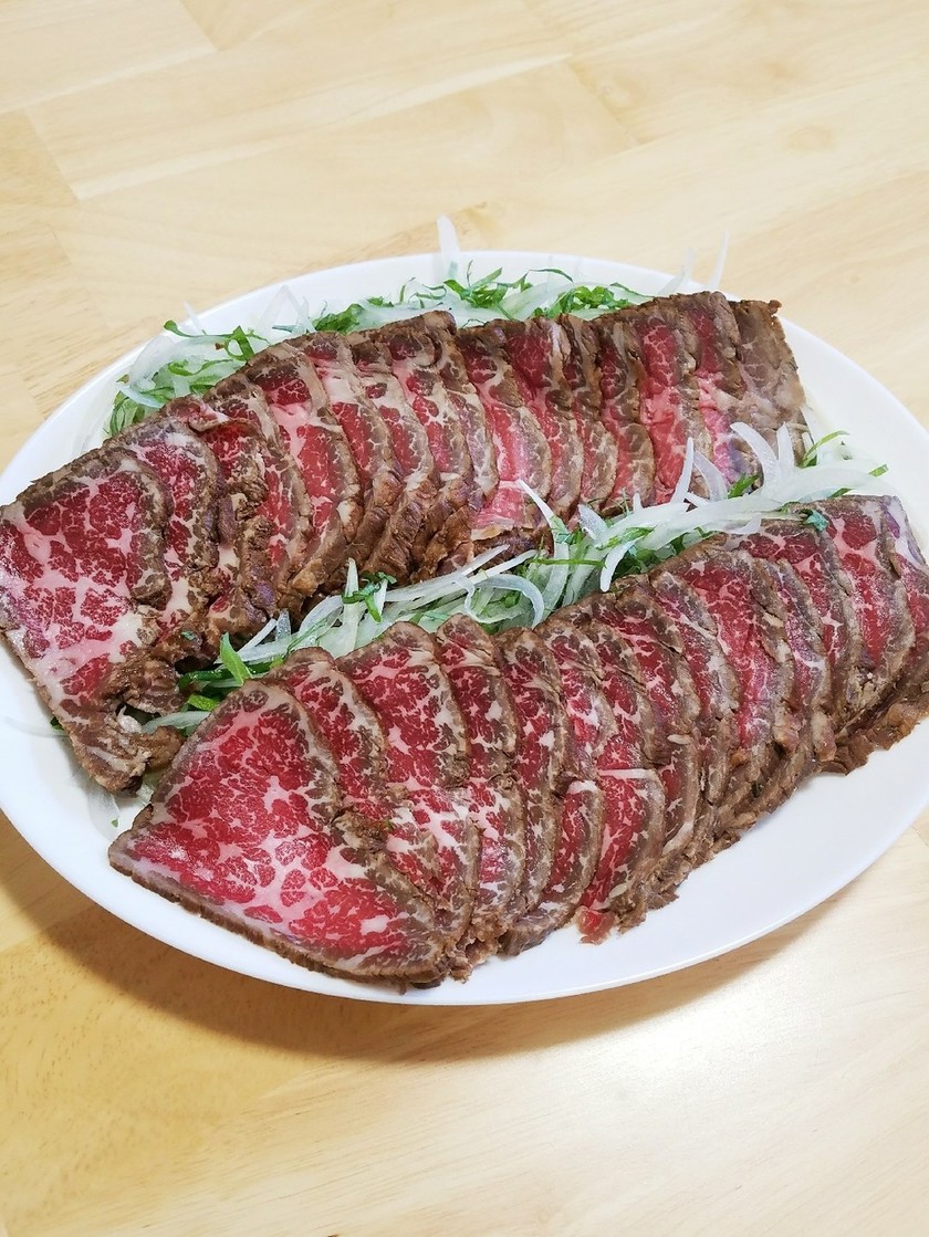 牛肉のたたき by おんぷ131 【クックパッド】 簡単おいしいみんなのレシピが355万品