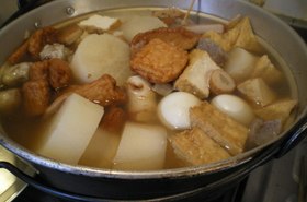 豪快に作る我が家のかんとだき