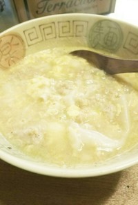 簡単餃子玉子スープ