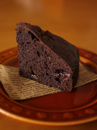 超簡単に本格的！チョコレートケーキの写真