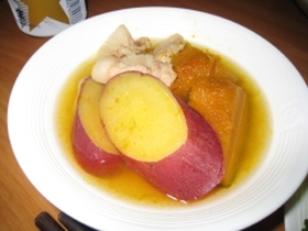 さつまいも&かぼちゃの甘煮