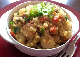 Quinoa(キヌア)のエビピラフ