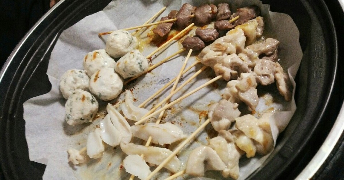 ホットプレートで焼き鳥パーティー by wisteria06 【クックパッド】 簡単おいしいみんなのレシピが319万品