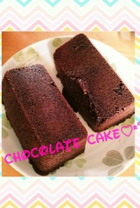 レンジで簡単♡濃厚チョコレートケーキ♡*