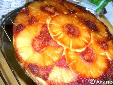 パイナップル・アップサイドダウンケーキの写真