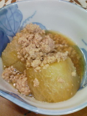 大根のそぼろ煮