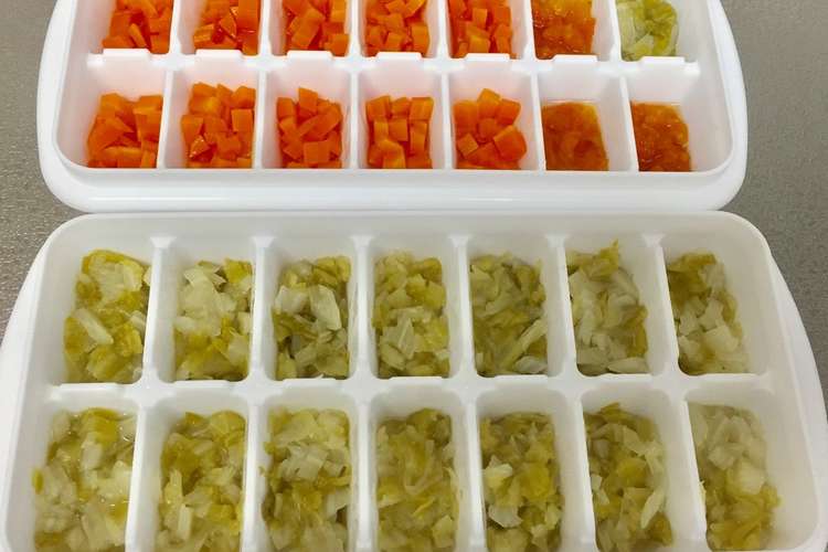 炊飯器で簡単 離乳食用野菜 レシピ 作り方 By Jopo クックパッド 簡単おいしいみんなのレシピが358万品