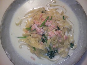 ゴルゴンゾーラのクリームパスタ