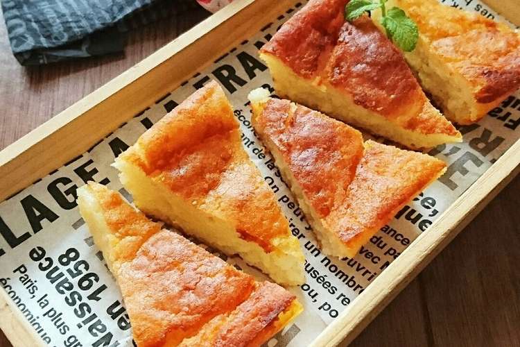 米粉で作る 小麦卵不使用チーズケーキ レシピ 作り方 By ゆぅゅぅ クックパッド 簡単おいしいみんなのレシピが355万品