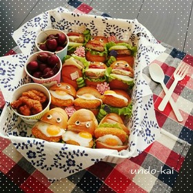簡単楽チン!ミニハンバーガー♪