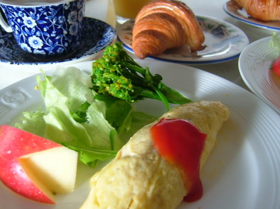 朝食☆コーンビーフポテトオムレツの写真