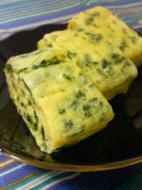 磯の香り♪あおさ海苔のだし巻き卵