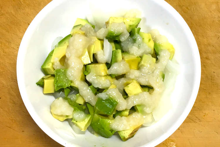 簡単激うま 玉ねぎとアボカドの塩麹和え レシピ 作り方 By Jfkitchen クックパッド 簡単おいしいみんなのレシピが358万品