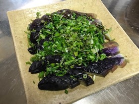 なすのたたき(高知県春野町の郷土食)