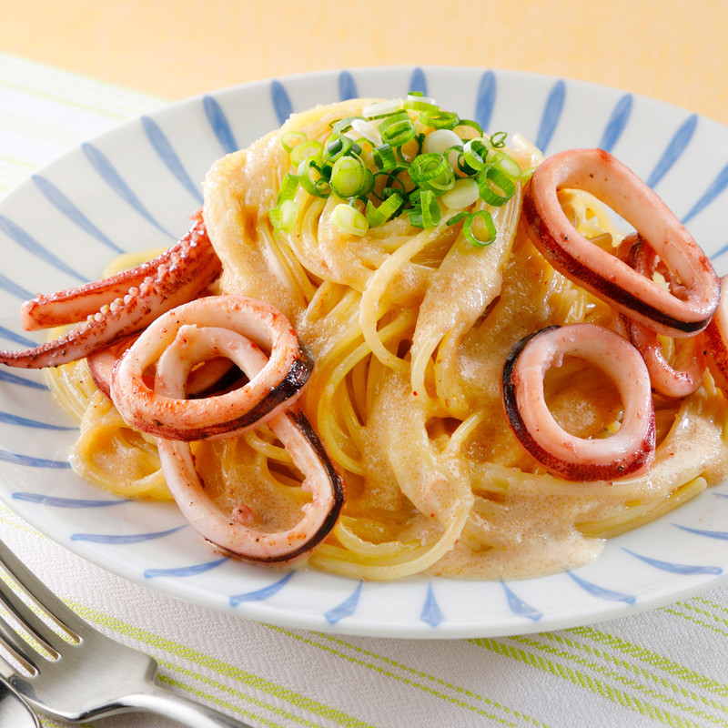 みんなが作ってる イカ 明太子 クリームパスタのレシピ クックパッド 簡単おいしいみんなのレシピが354万品