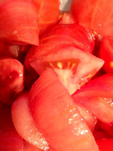 トマトのおいしい酢漬けの写真