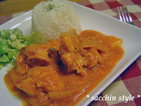鶏肉のパプリカ煮