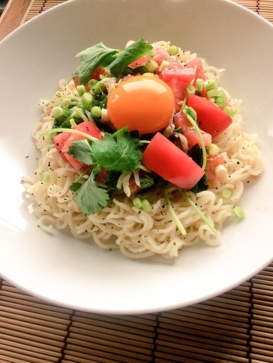 香味野菜の冷やしラーメンの写真